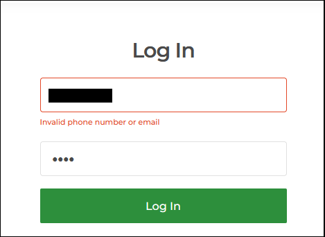 IqBroker Phone or Email Error
